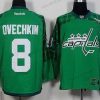 Washington Capitals #8 Alex Ovechkin Vihreä 2016 St. Patrick’S Day Jääkiekko Paita – Miesten