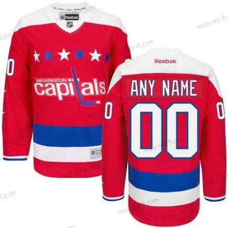 Washington Capitals Räätälöidyt Punainen Vieras Aito Reebok NHL Paita – Miesten