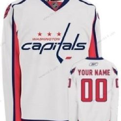 Washington Capitals Räätälöidyt Valkoinen Paita – Miesten