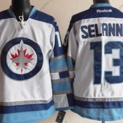 Winnipeg Jets #13 Teemu Selanne Valkoinen Paita – Miesten