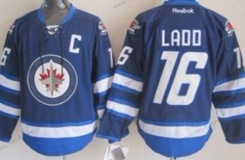 Winnipeg Jets #16 Andrew Ladd Laivastonsininen Sininen Paita – Lasten