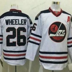 Winnipeg Jets #26 Blake Wheeler Valkoinen 2017 Talvi Klassinen Ommeltu NHL Reebok Jääkiekko Paita – Miesten