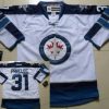 Winnipeg Jets #31 Ondrej Pavelec Valkoinen Paita – Miesten