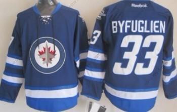 Winnipeg Jets #33 Dustin Byfuglien Laivastonsininen Sininen Paita – Lasten