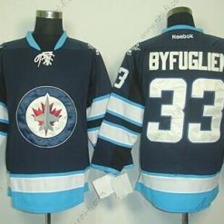 Winnipeg Jets #33 Dustin Byfuglien Laivastonsininen Sininen Paita – Miesten