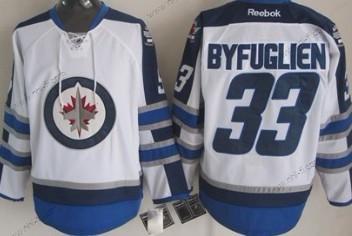 Winnipeg Jets #33 Dustin Byfuglien Valkoinen Paita – Lasten