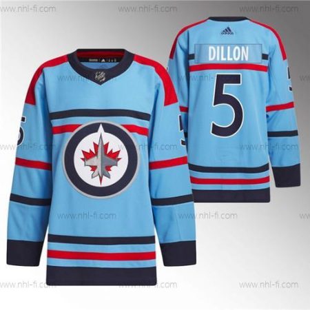 Winnipeg Jets #5 Brenden Dillon Sininen Vuosipäivä Primegreen Ommeltu Paita – Miesten