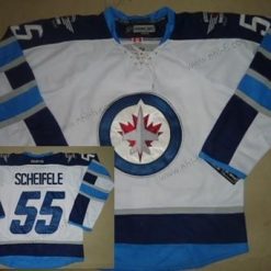 Winnipeg Jets #55 Mark Scheifele Valkoinen Paita – Miesten