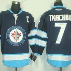 Winnipeg Jets #7 Keith Tkachuk Laivastonsininen Sininen Paita – Miesten