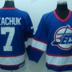 Winnipeg Jets #7 Keith Tkachuk Laivastonsininen Sininen Retro CCM Paita – Miesten