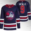 Winnipeg Jets #9 Alex Iafallo 2021-22 Laivastonsininen Ommeltu Paita – Miesten