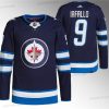 Winnipeg Jets #9 Alex Iafallo Laivastonsininen Ommeltu Paita – Miesten