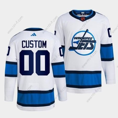 Winnipeg Jets Räätälöidyt Valkoinen 2022 Käänteinen Retro Ommeltu Paita – Miesten