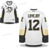 WoPittsburgh Penguins #12 Ben Lovejoy Valkoinen Road 2017 Stanley Cup NHL Finals Patch Paita – Miesten