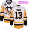 WoPittsburgh Penguins #13 Nick Bonino Valkoinen Vieras 2017 Stanley Cup Finals Patch Ommeltu NHL Reebok Jääkiekko Paita – Miesten