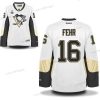 WoPittsburgh Penguins #16 Eric Fehr Valkoinen Road 2017 Stanley Cup NHL Finals Patch Paita – Miesten