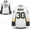 WoPittsburgh Penguins #30 Matt Murray Valkoinen Road 2017 Stanley Cup NHL Finals Patch Paita – Miesten