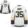 WoPittsburgh Penguins #35 Tristan Jarry Valkoinen Road 2017 Stanley Cup NHL Finals Patch Paita – Miesten