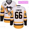 WoPittsburgh Penguins #66 Mario Lemieux Valkoinen Vieras 2017 Stanley Cup Finals Patch Ommeltu NHL Reebok Jääkiekko Paita – Miesten